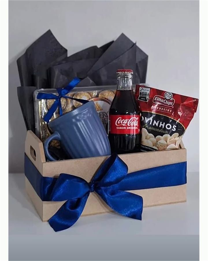 Cesta Masculina Azul Classica