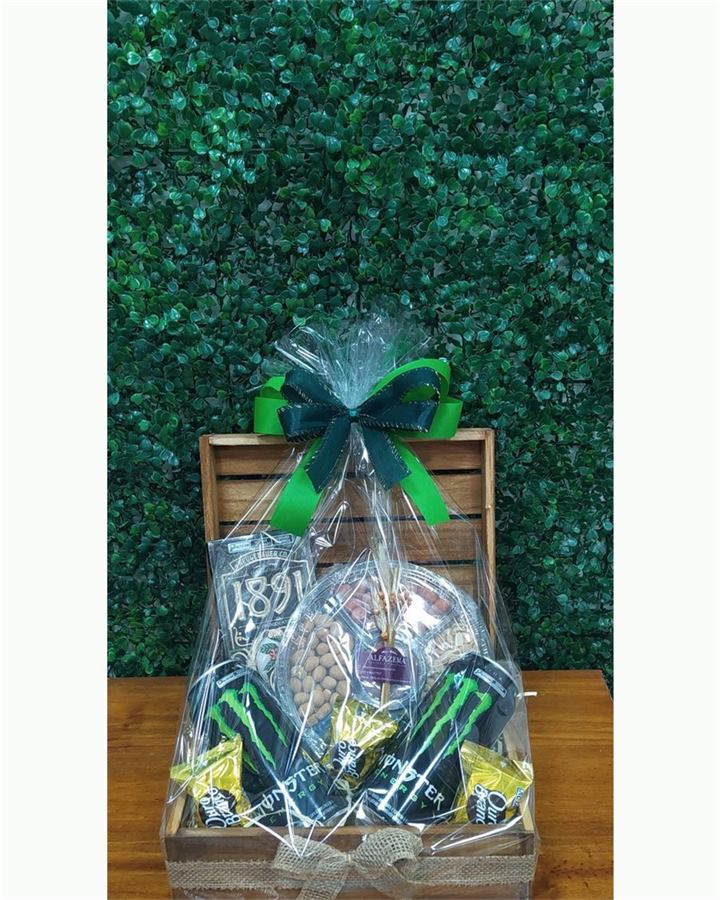 Cesta Masculina Verde Artesanal